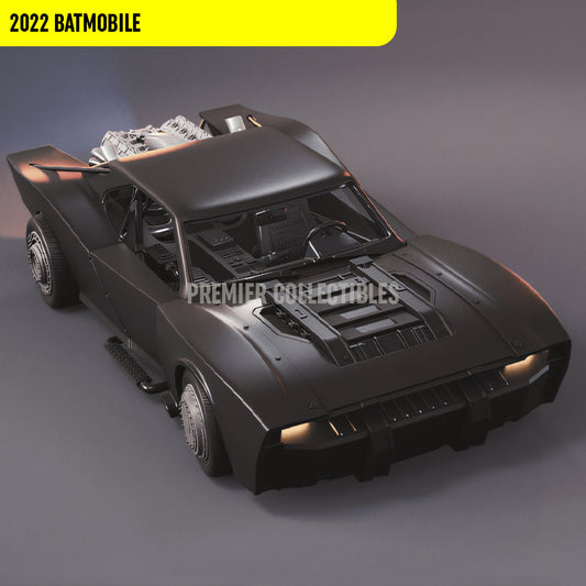 2022 Batmobile | Deluxe 3D Printed Scale Model Kit | 1:32 1:16