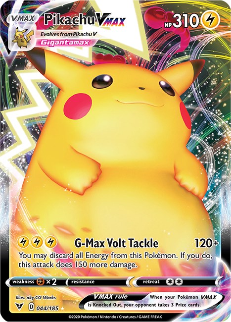 Pikachu VMAX [SWSH04] - Grade 10