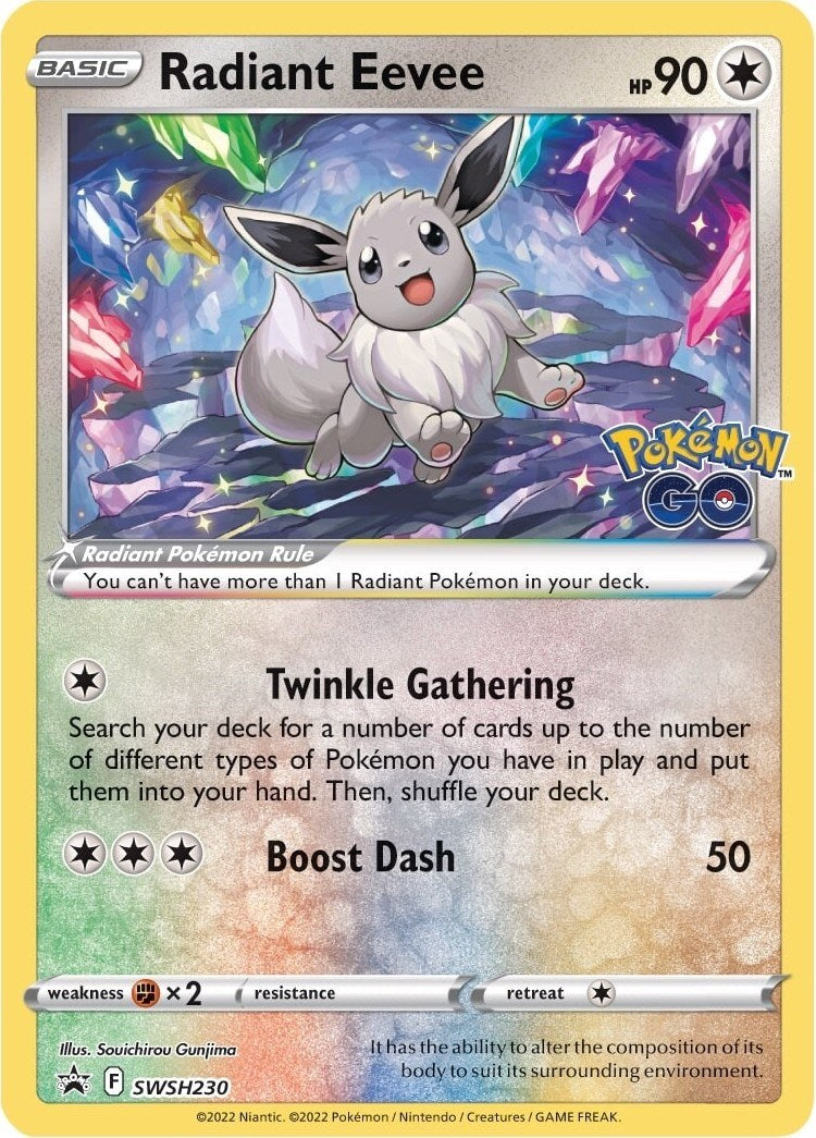 Radiant Eevee - SWSH230 [SWSD] - Grade 10