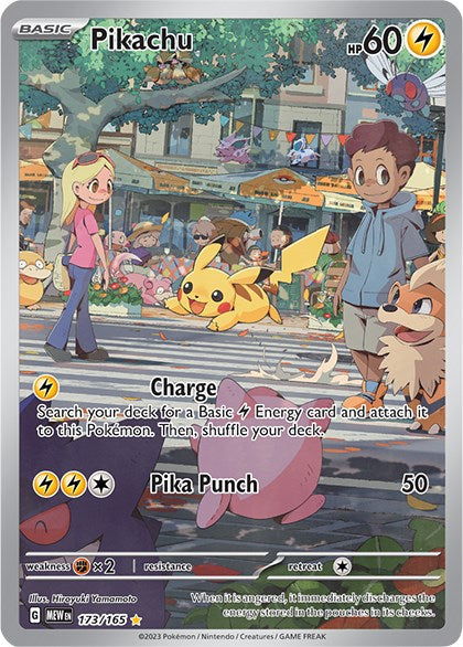 Pikachu - 173/165 [MEW] - Near Mint
