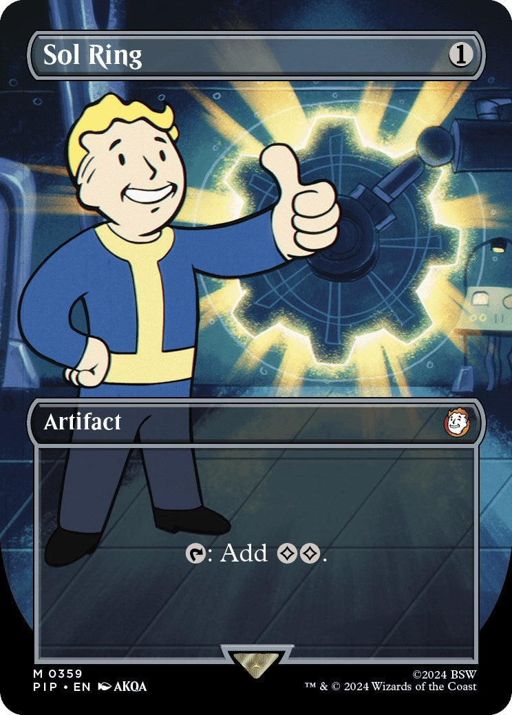 Sol Ring (Borderless) [PIP] - Near Mint