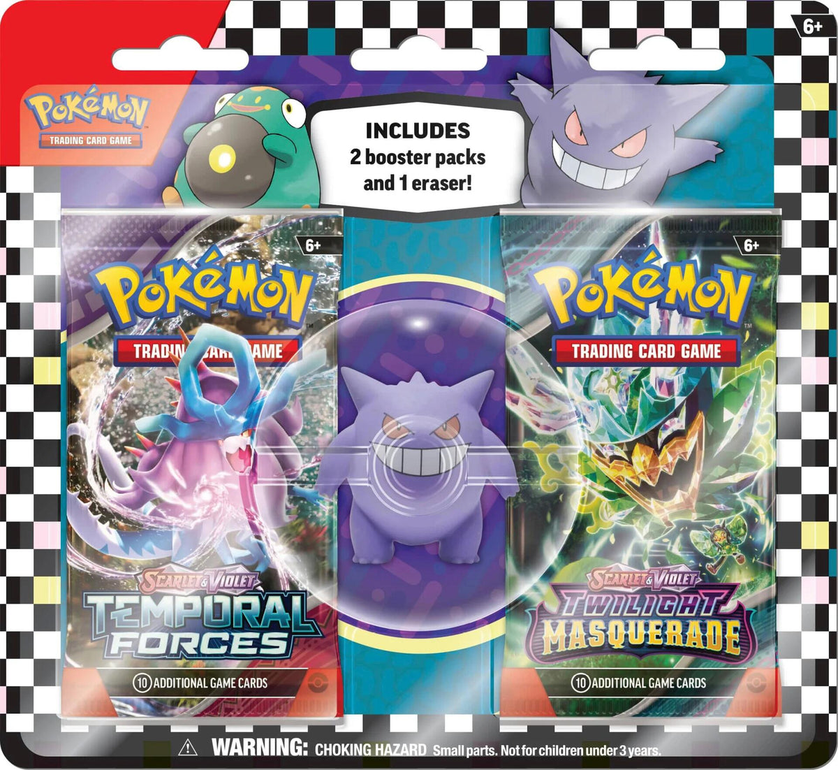 Pokemon TCG: Back to School Eraser Blister 2024 [Gengar] [MCAP - 0]