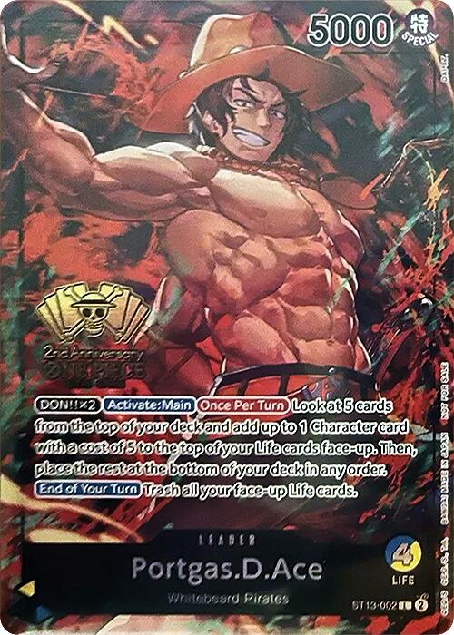 Portgas.D.Ace (2nd Anniversary Tournament) [OP-PR] - Grade 10