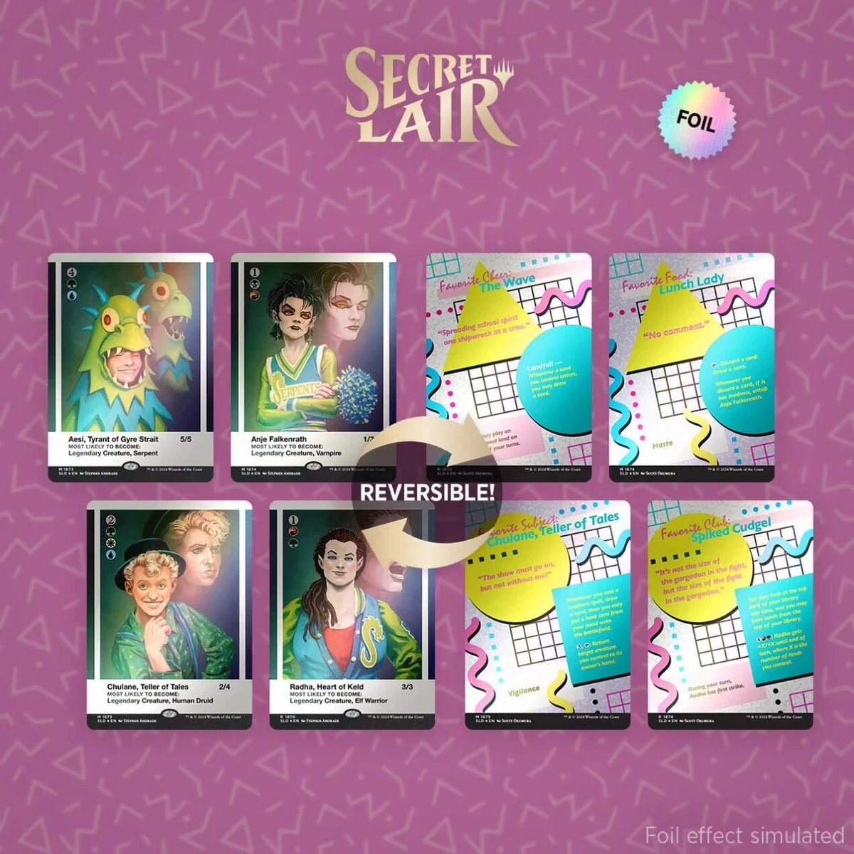 Secret Lair Drop: Our Boss is on Vacation Superdrop: Secret Lair High Class of '87 - Traditional Foil Edition [SLD - 87]