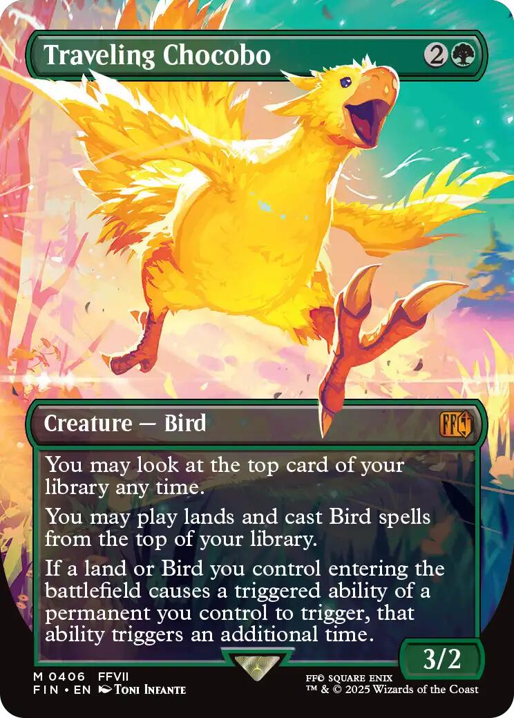 Traveling Chocobo (Borderless) [FIN] - Near Mint