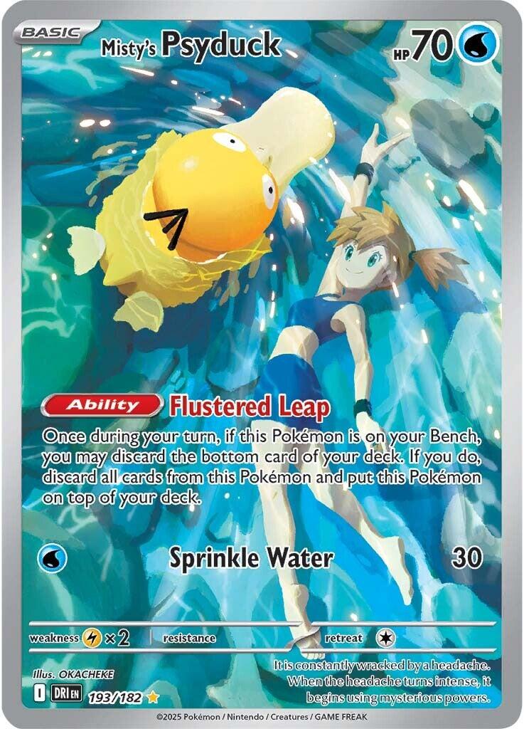 Misty's Psyduck - 193/182 [DRI] - Near Mint
