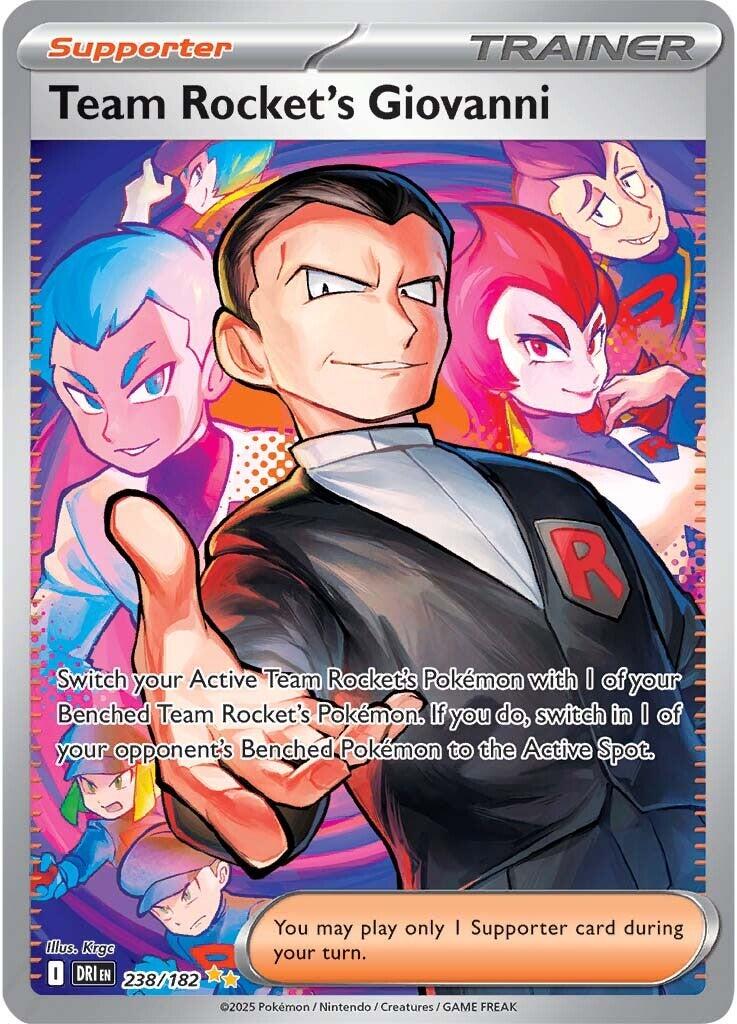 Team Rocket's Giovanni - 238/182 [DRI] - Near Mint