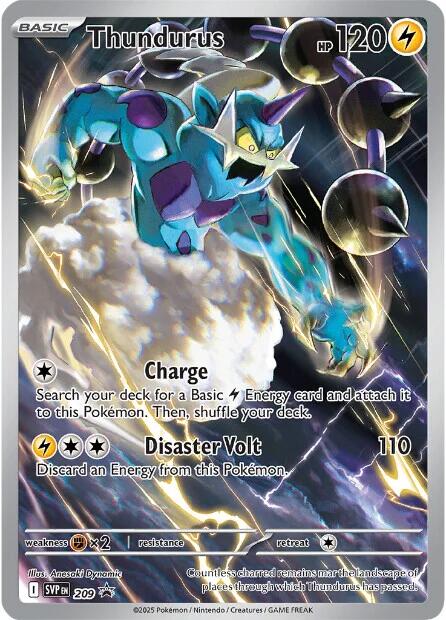 Thundurus - 209 [SVP] - Grade 10