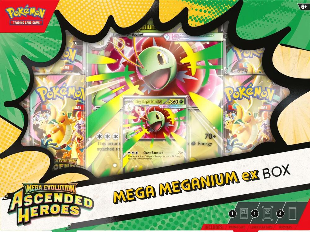 Ascended Heroes Mega Meganium ex Box