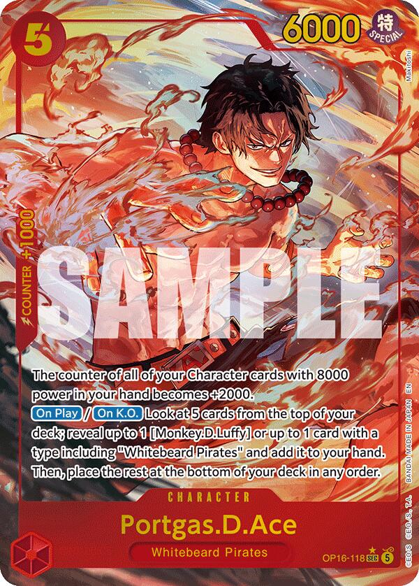 Portgas.D.Ace (118) (Alternate Art) [OP16] - Near Mint