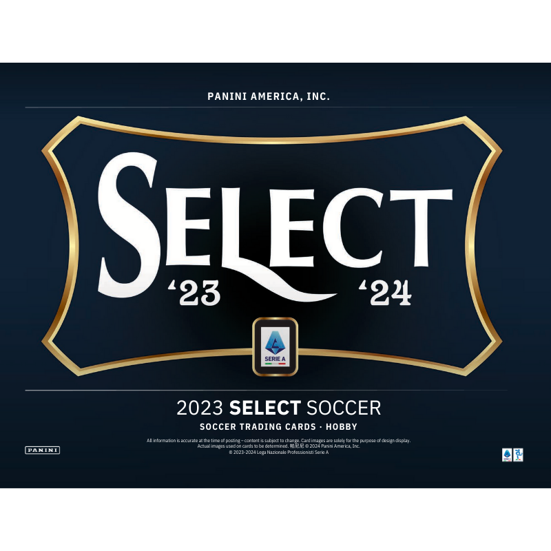 2023/24 Panini Select Serie A Soccer Hobby 12 Box Case