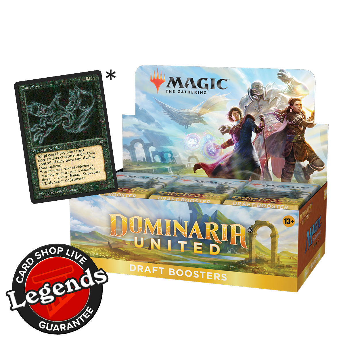 Legends Guarantee - Dominaria United Draft Booster Box