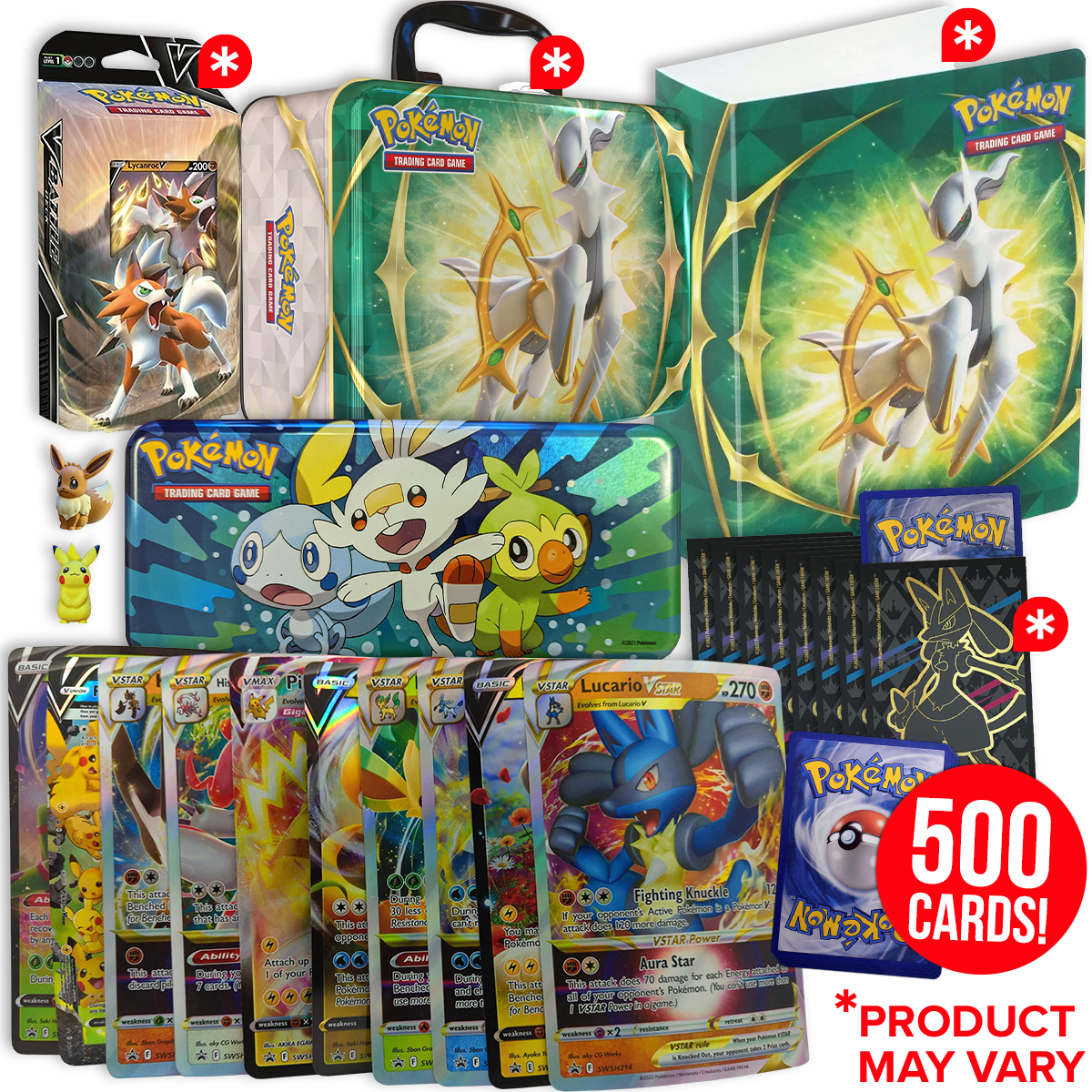 Pokemon Gift Box | 500 Pokemon Cards and More!