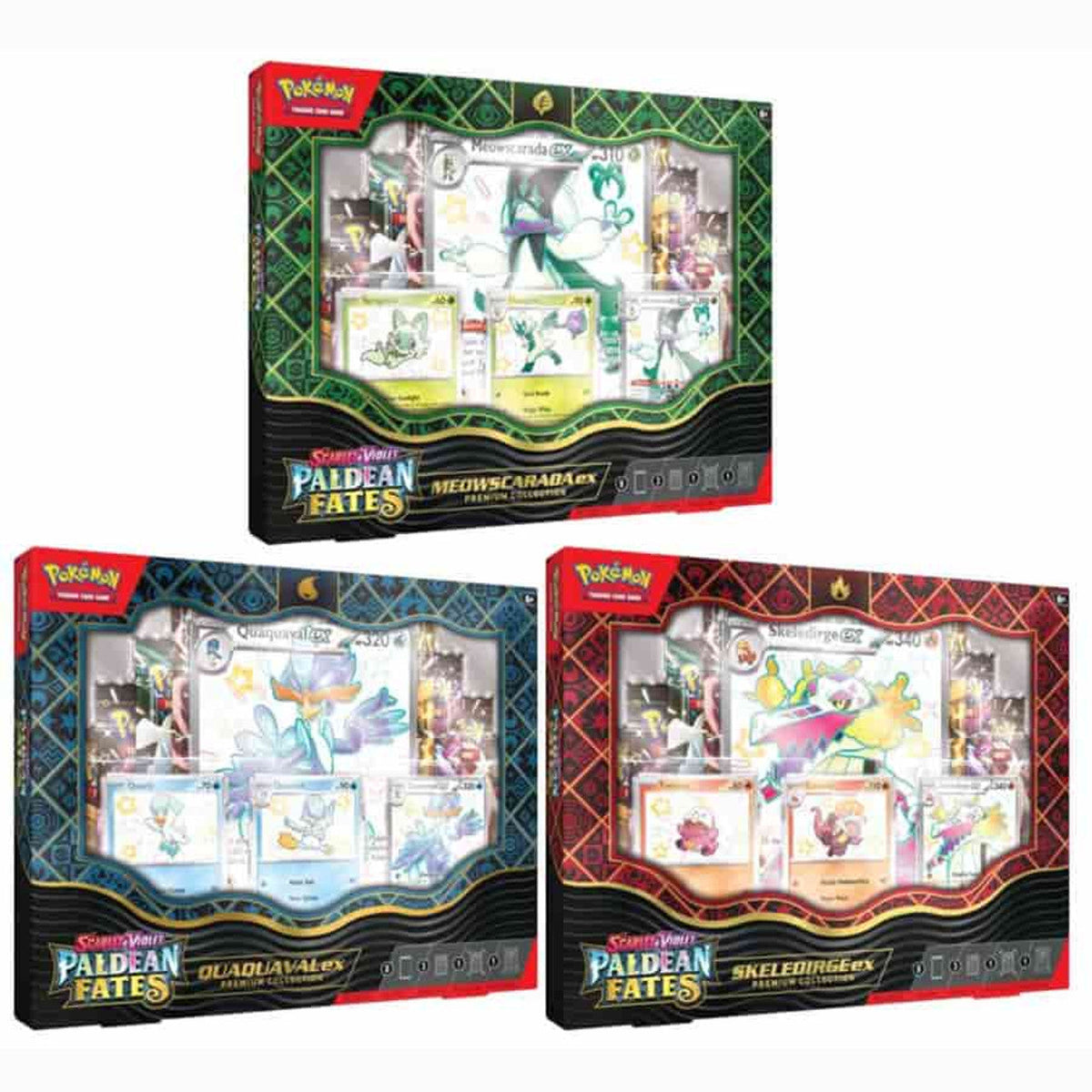 Scarlet & Violet: Paldean Fates - Premium Collections (Set of 3)