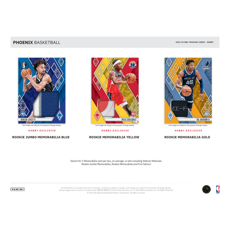 2023/24 Panini Phoenix Basketball Hobby 16 Box Case