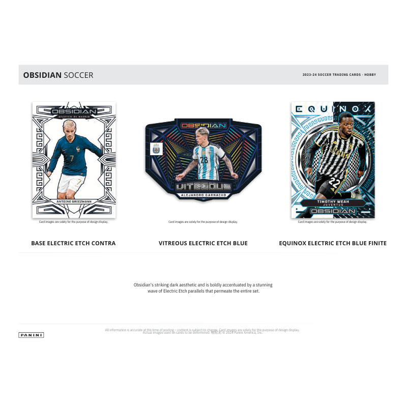 2023/24 Panini Obsidian Soccer Hobby 12 Box Case