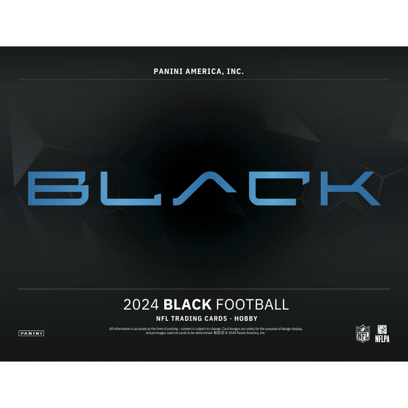 2024 Panini Black Football Hobby 12 Box Case
