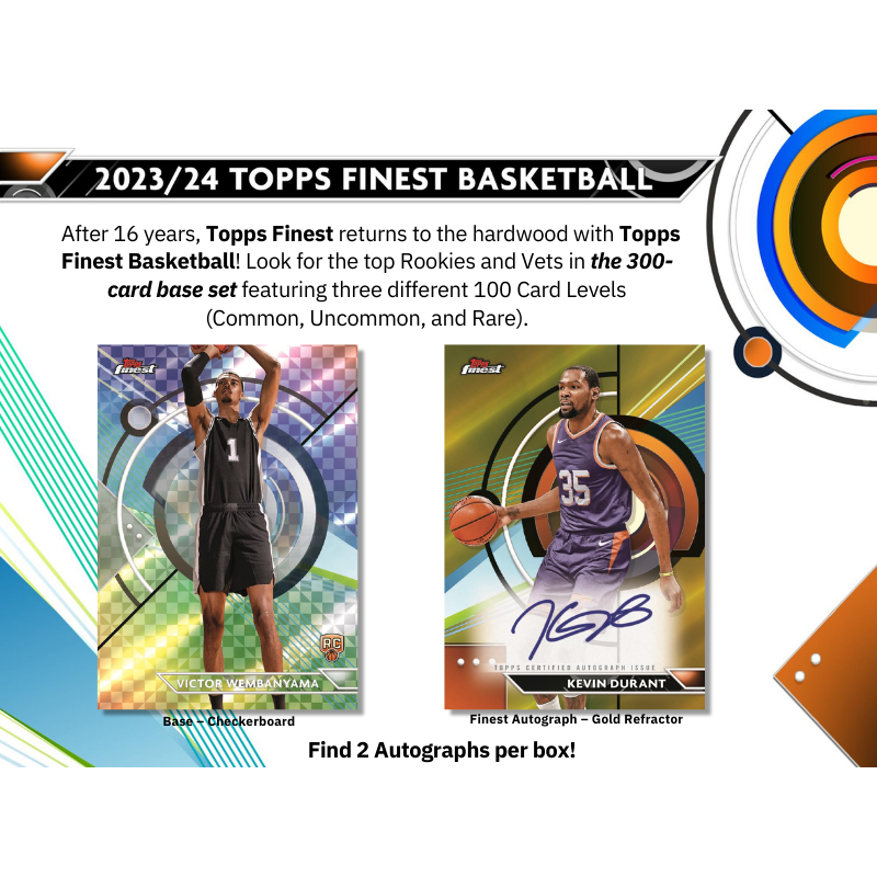 2023/24 Topps Finest Basketball Breaker's Delight Box
