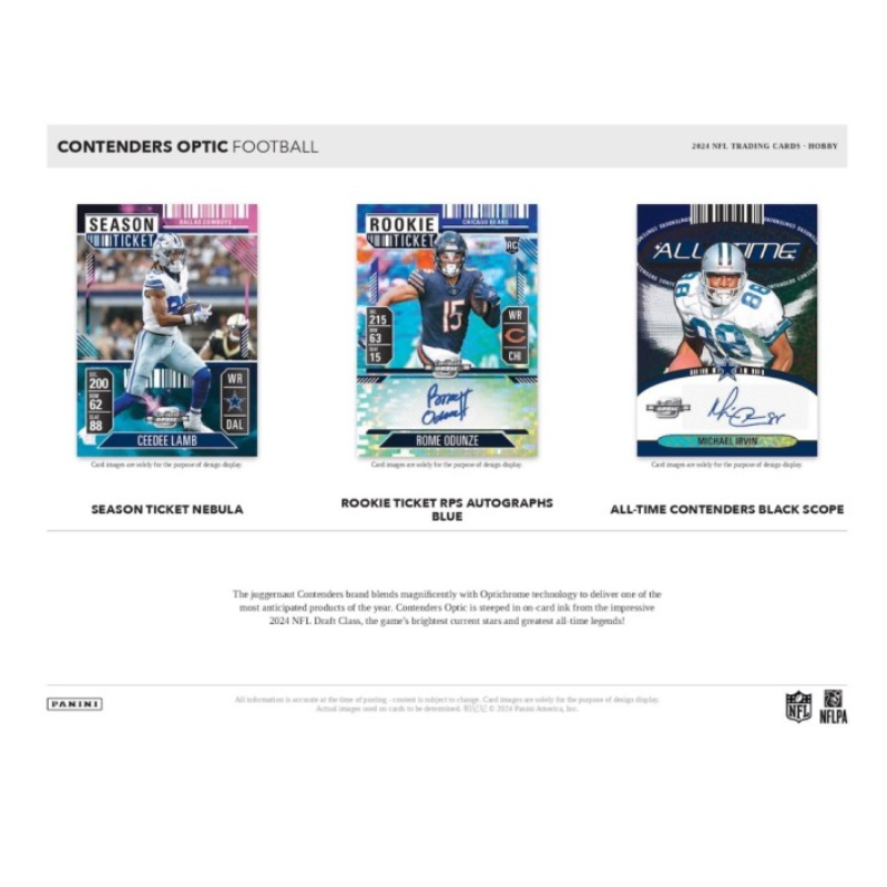 2024 Panini Contenders Optic Football Hobby 20 Box Case