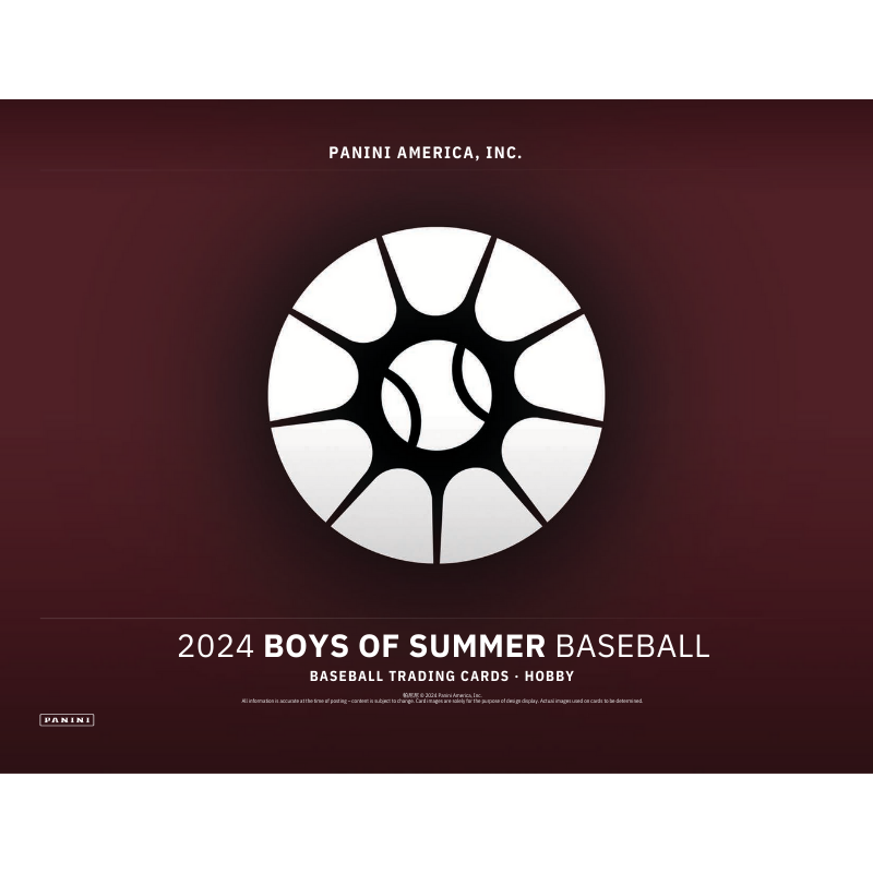 2024 Panini Boys of Summer Baseball Hobby 8 Box Case